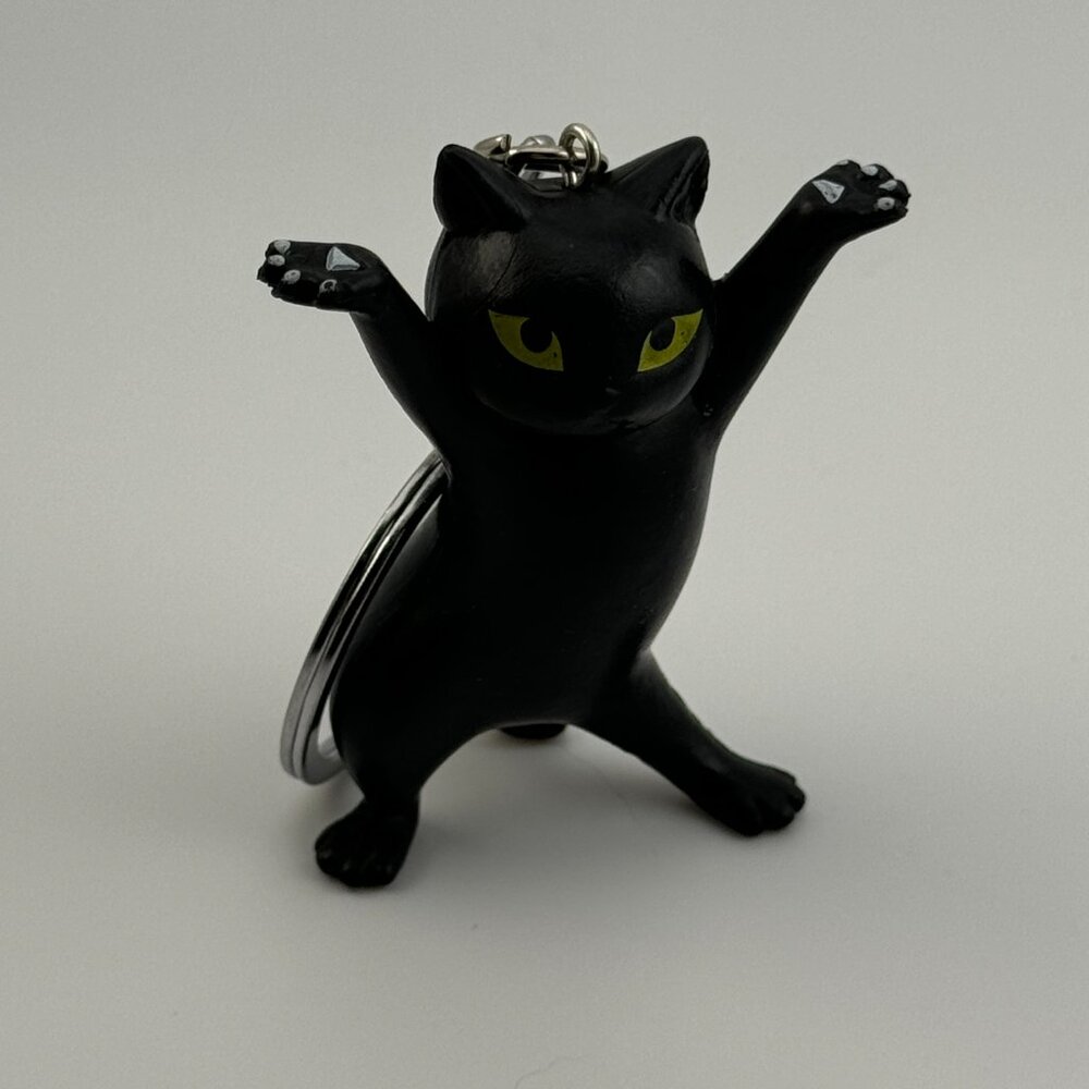 Black cat keychain, new no tags - Picture 2 of 8